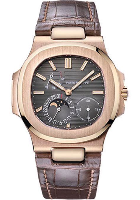 patek philippe nautilus with leather strap|patek 5712r.